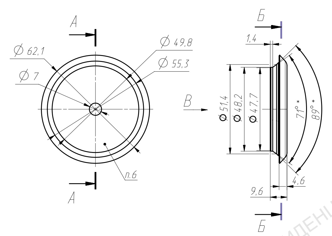 65956-5035050 Заглушка круглая КД